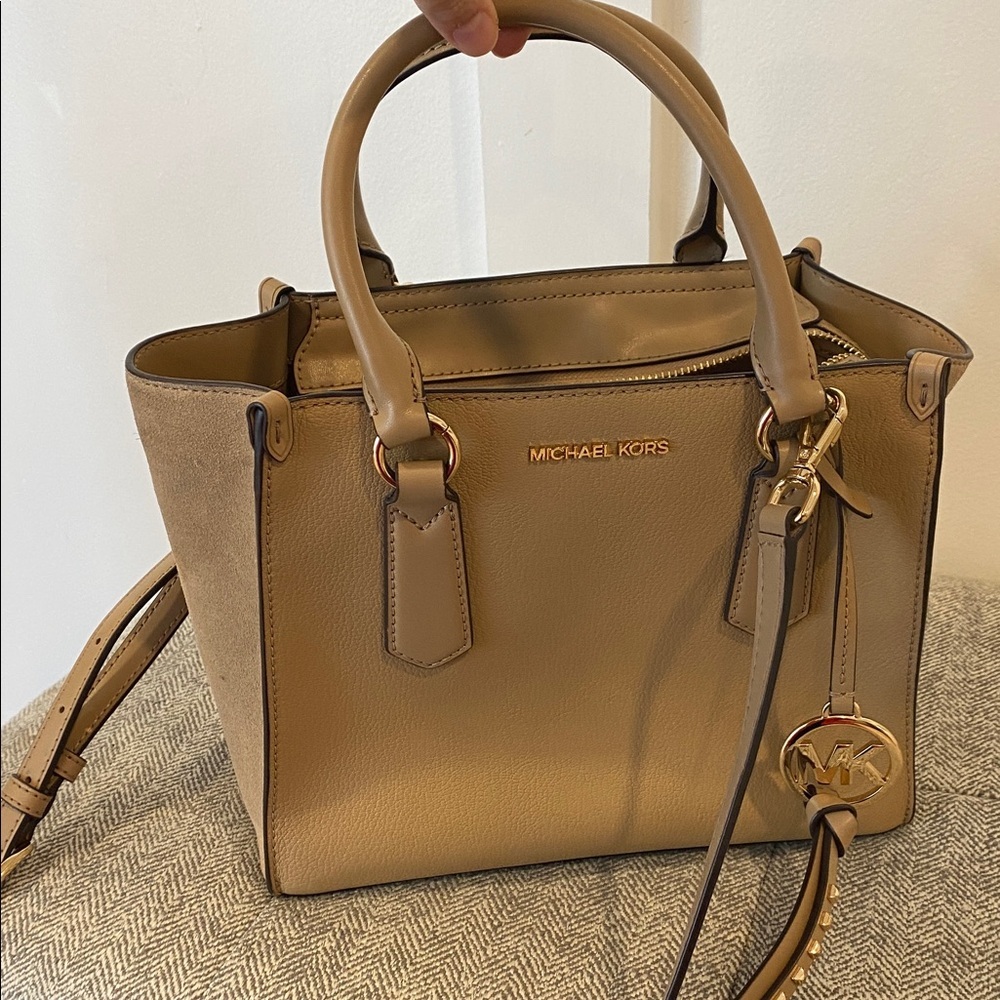 MICHAEL KORS small leather satchel with crossbody strap - Picture 8 of 12
